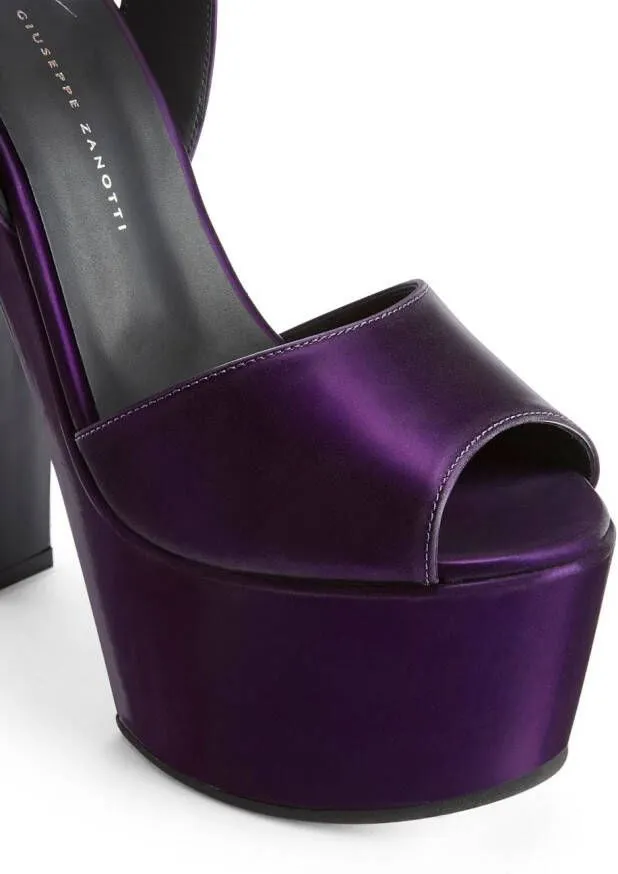 Giuseppe Zanotti Tarifa 170mm Platform Sandals in Purple