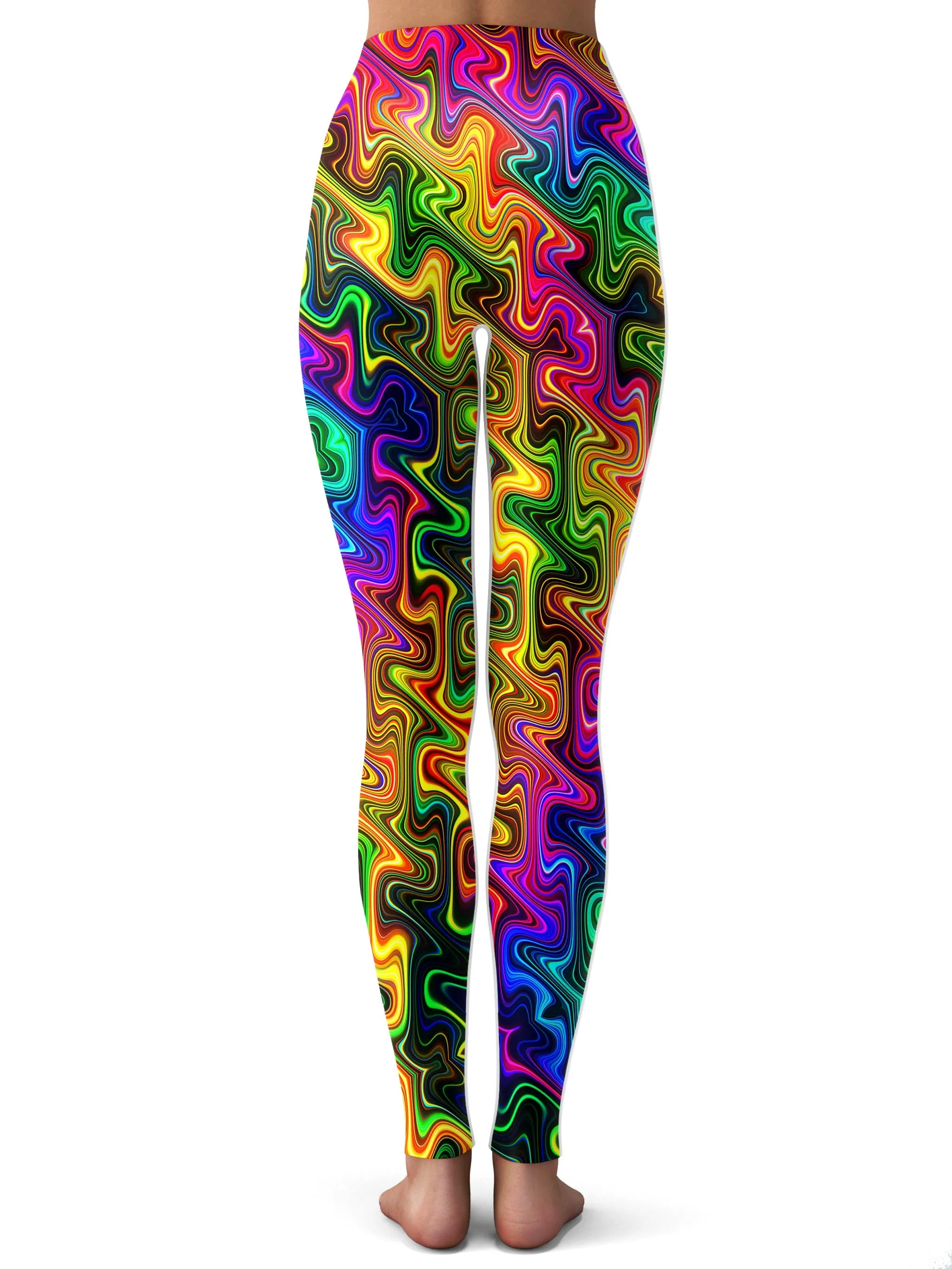 Glow-in-the-dark Zigzag Leggings