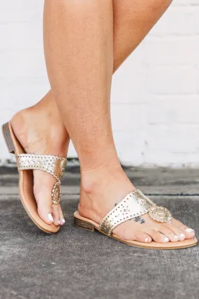 Gold Aesthetic Sandal - Top Pick