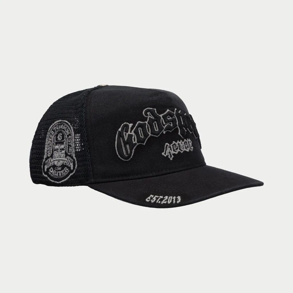 GS FOREVER TRUCKER HAT (VINTAGE BLACK/3M)