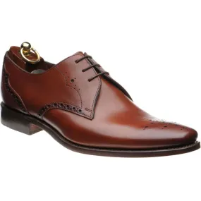 Hannibal Derby Brogue shoe - Chestnut Calf Loake