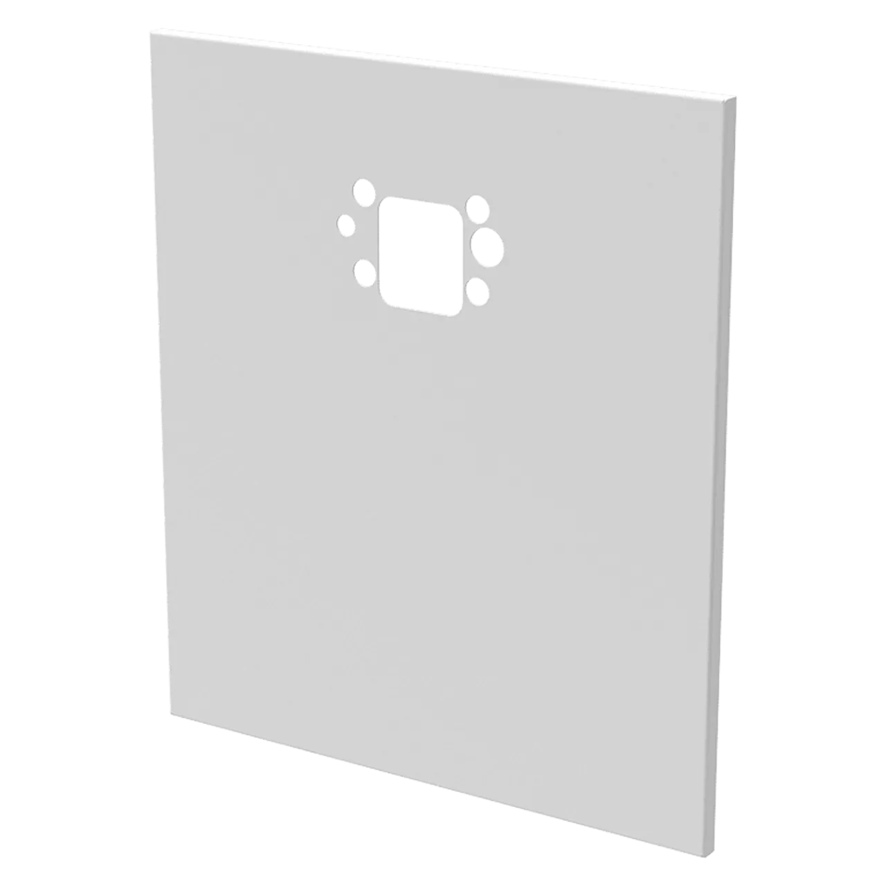Haws BP15W White Powder-Coated Stainless Steel Back Panel For Model 1920W