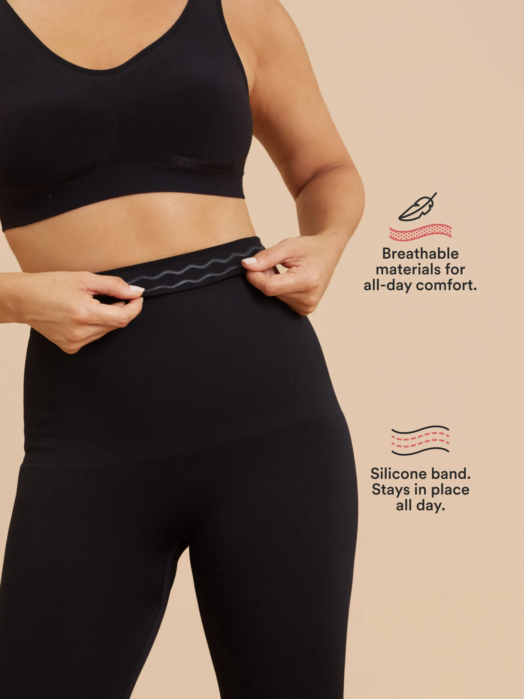 High Waisted Shaping Leggings from Shapermint Essentials