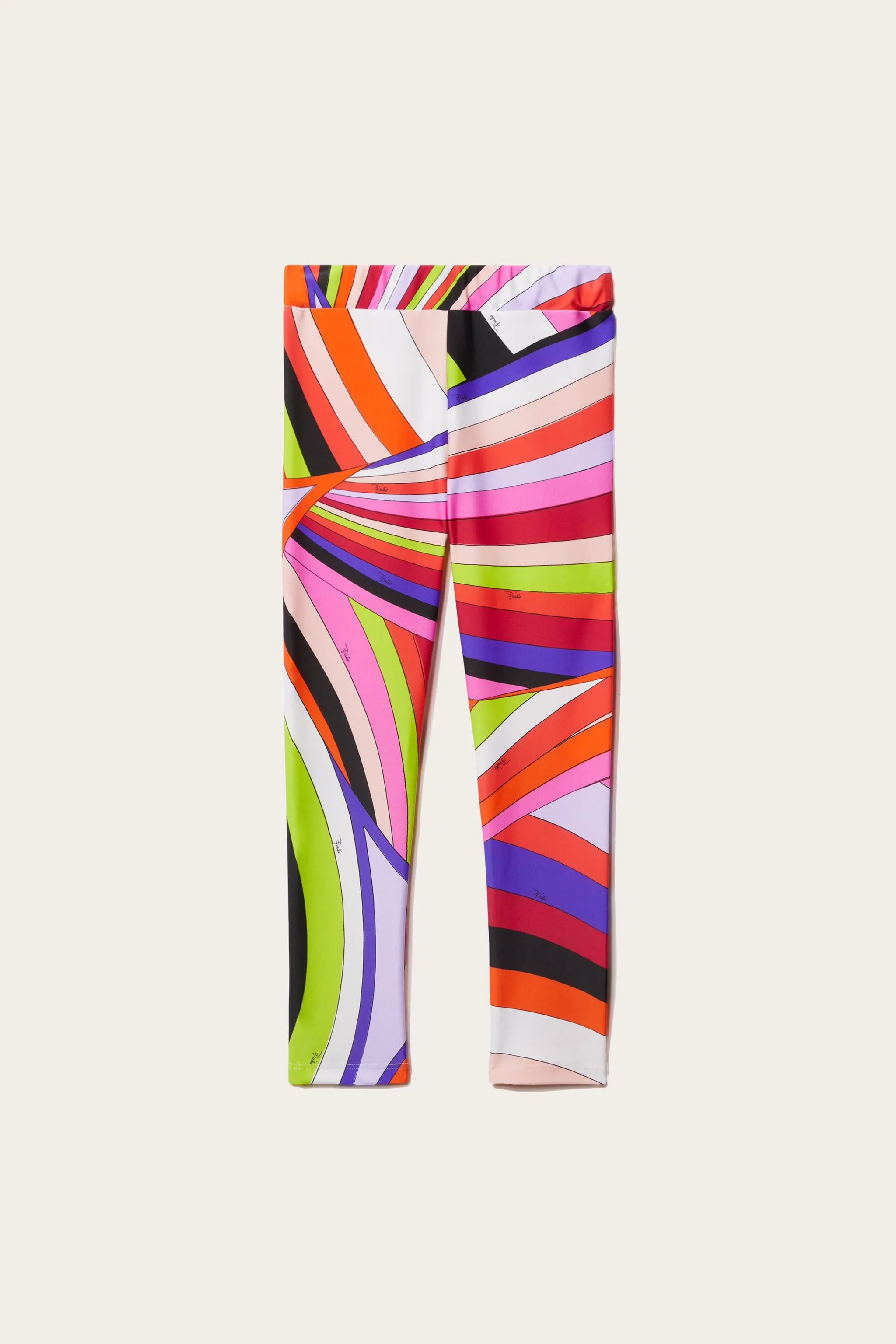 Iride-Print Leggings can be rewritten as Colorful Printed Leggings for better search engine optimization.