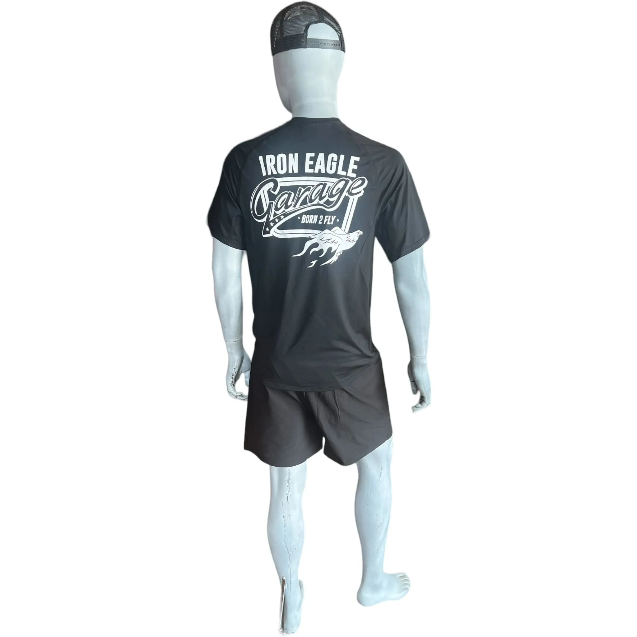 IRON EAGLE SURGE T-SHIRT Black White