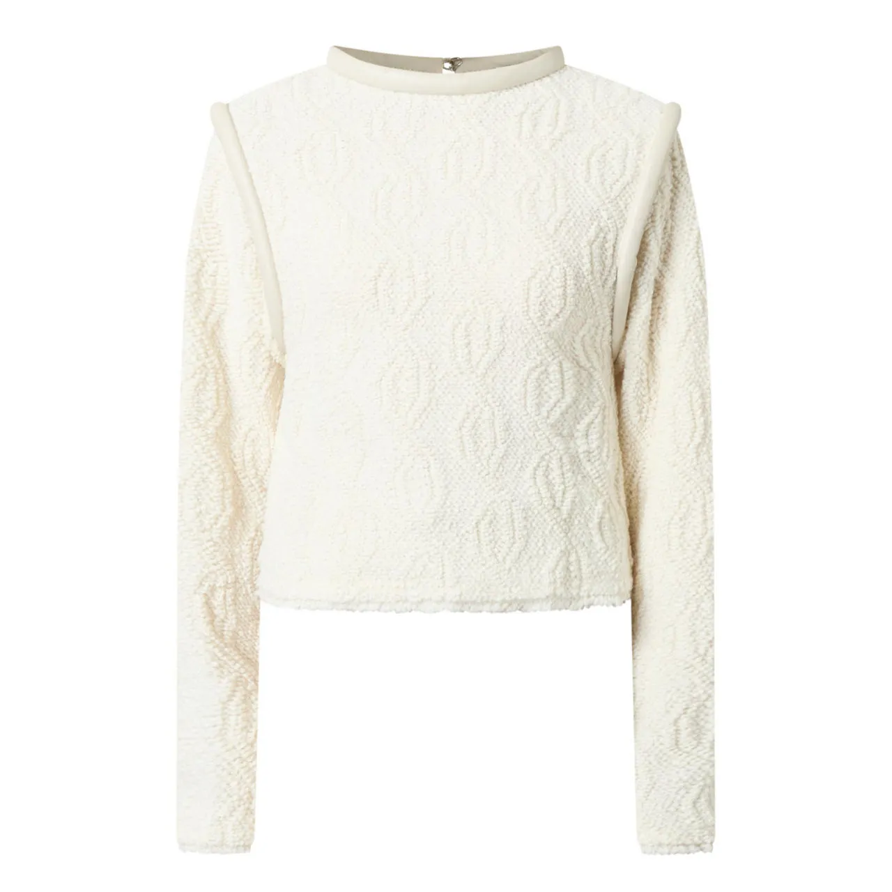 Cream Utah Textured Knit Sweater by ISABEL MARANT