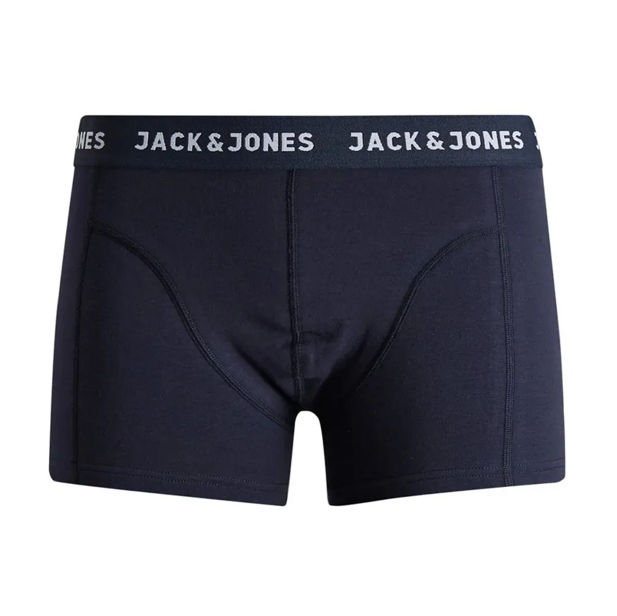 Black Blue Grey Anthony 3-Pack Trunks Shorts for Men by Jack & Jones