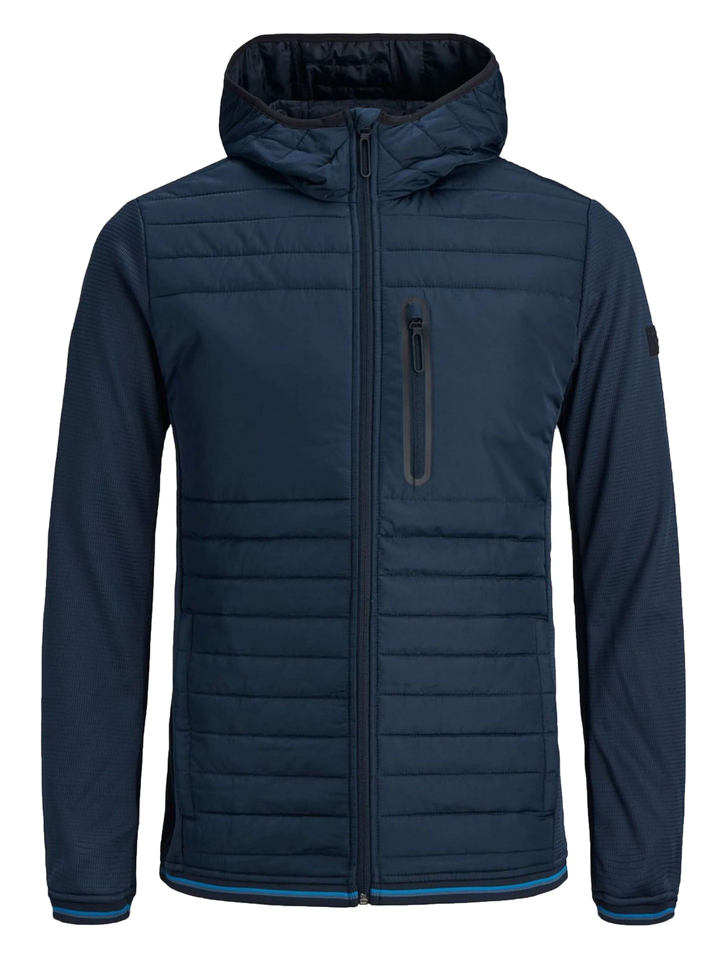 Jack and Jones Core Triple Hooded Jacket in Sky Captain