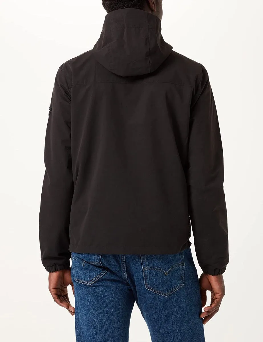 Jack and Jones Hooded Luke Casual Jacket in Black