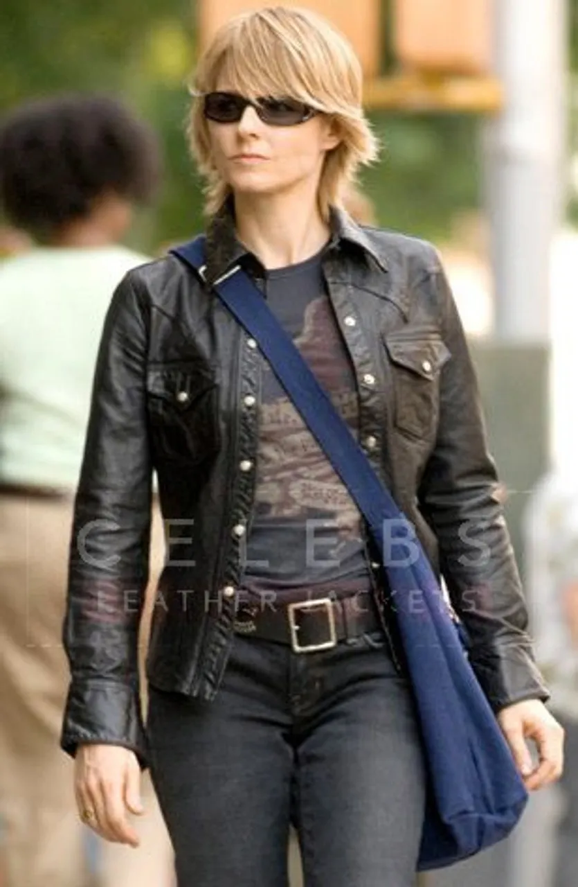 Jodie Foster Leather Jacket