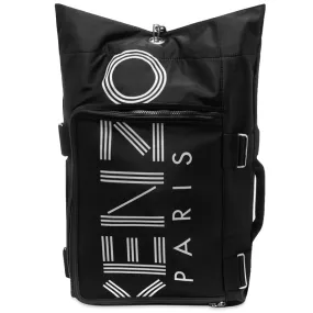 Kenzo Paris Logo Weekend Bag Backpack Black