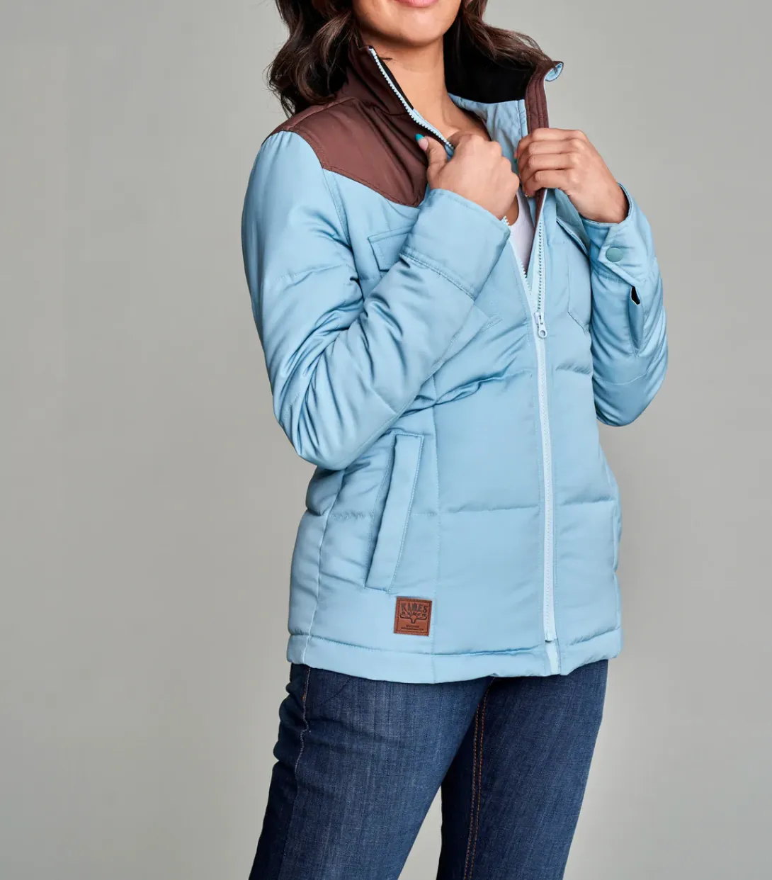 Kimes Ranch Light Blue WyldFire Jacket