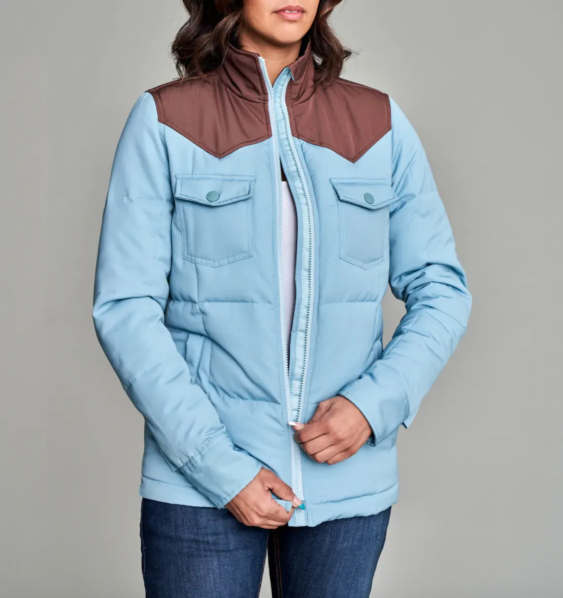 Kimes Ranch Light Blue WyldFire Jacket