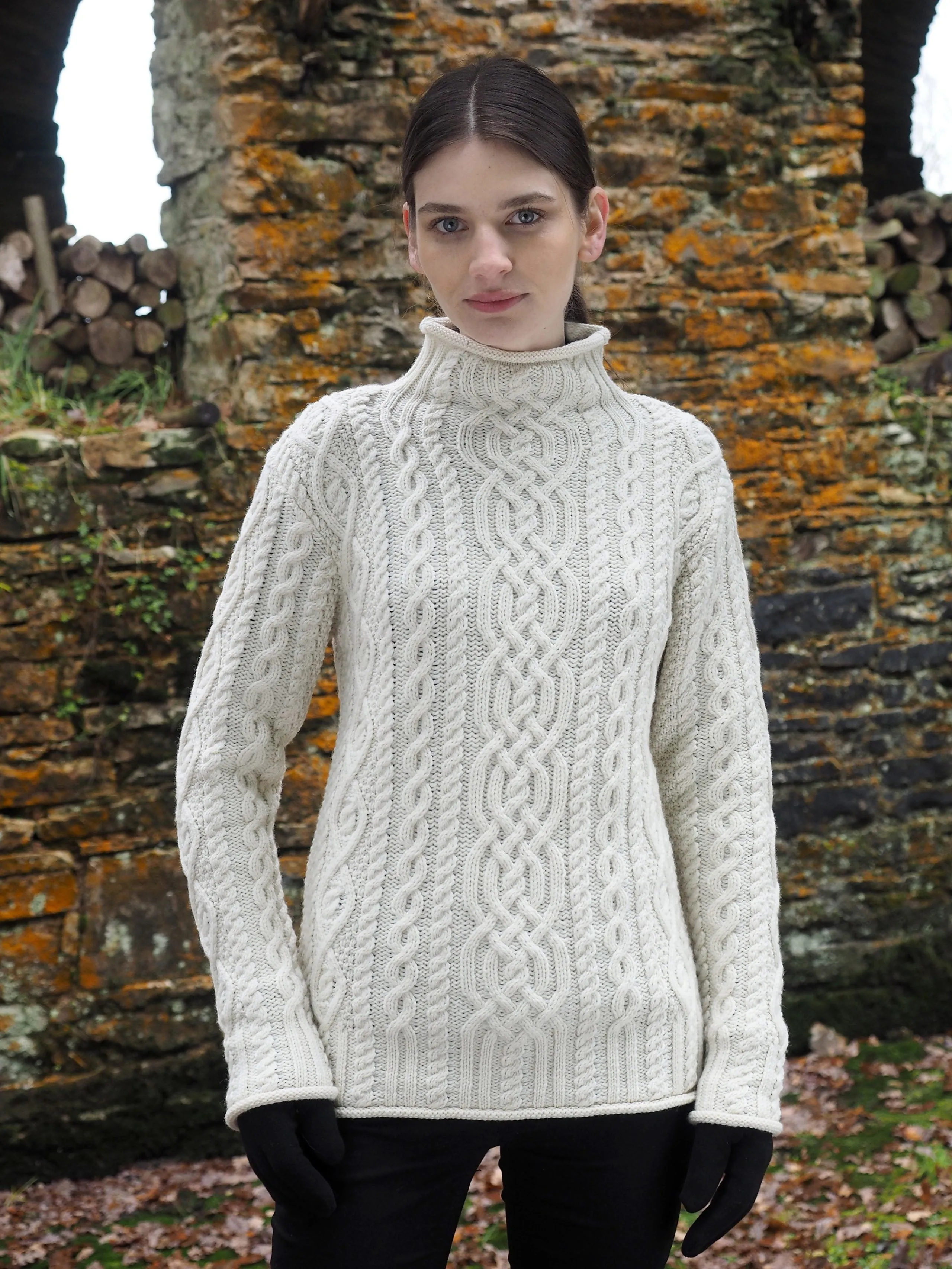 Knitwear | Soft Funnel Neck Sweater for Women | West End