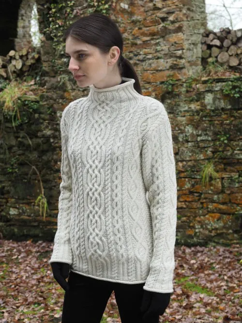 Knitwear | Soft Funnel Neck Sweater for Women | West End