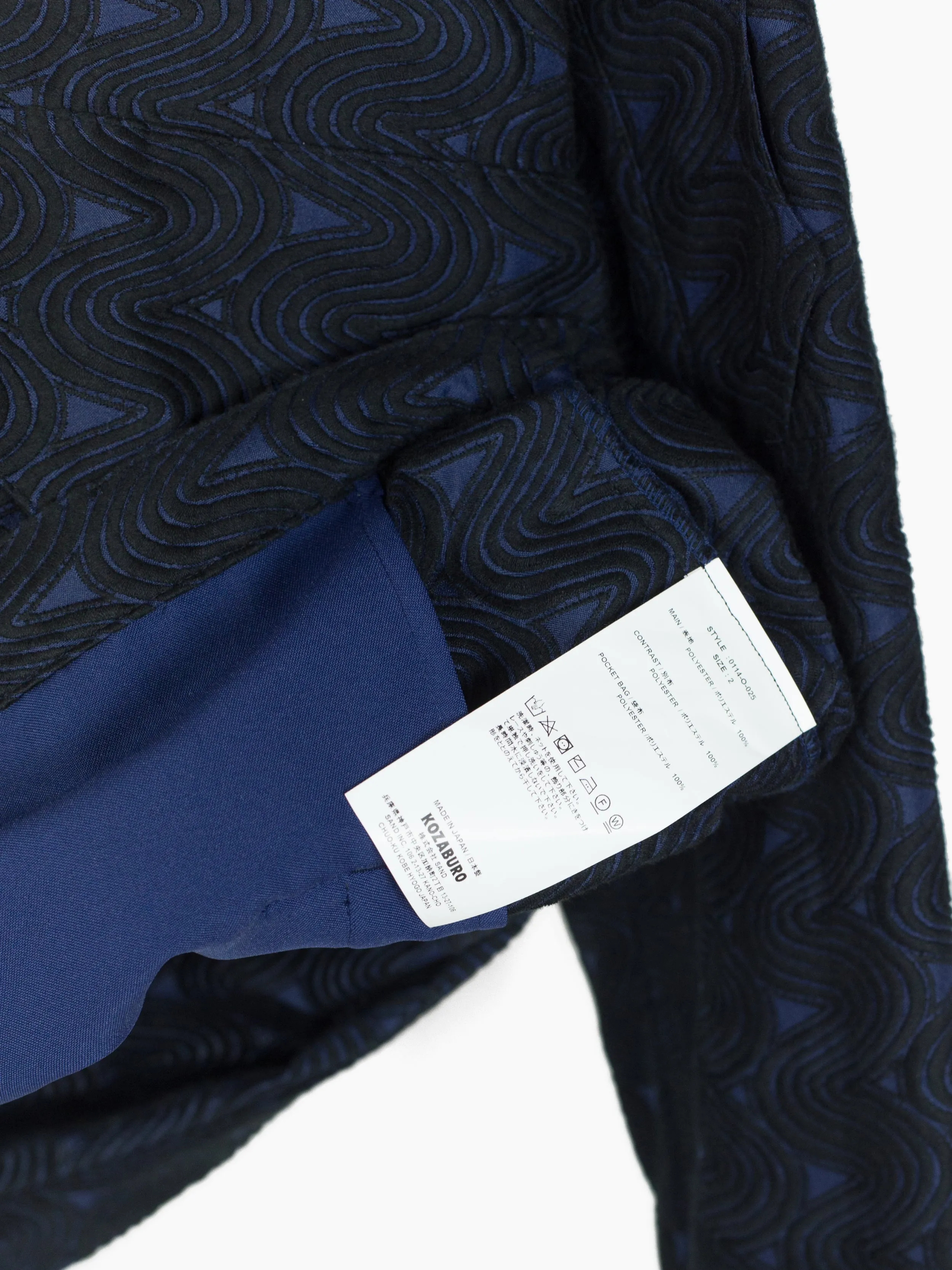 Kozaburo SS24 Embroidered Monk Anorak