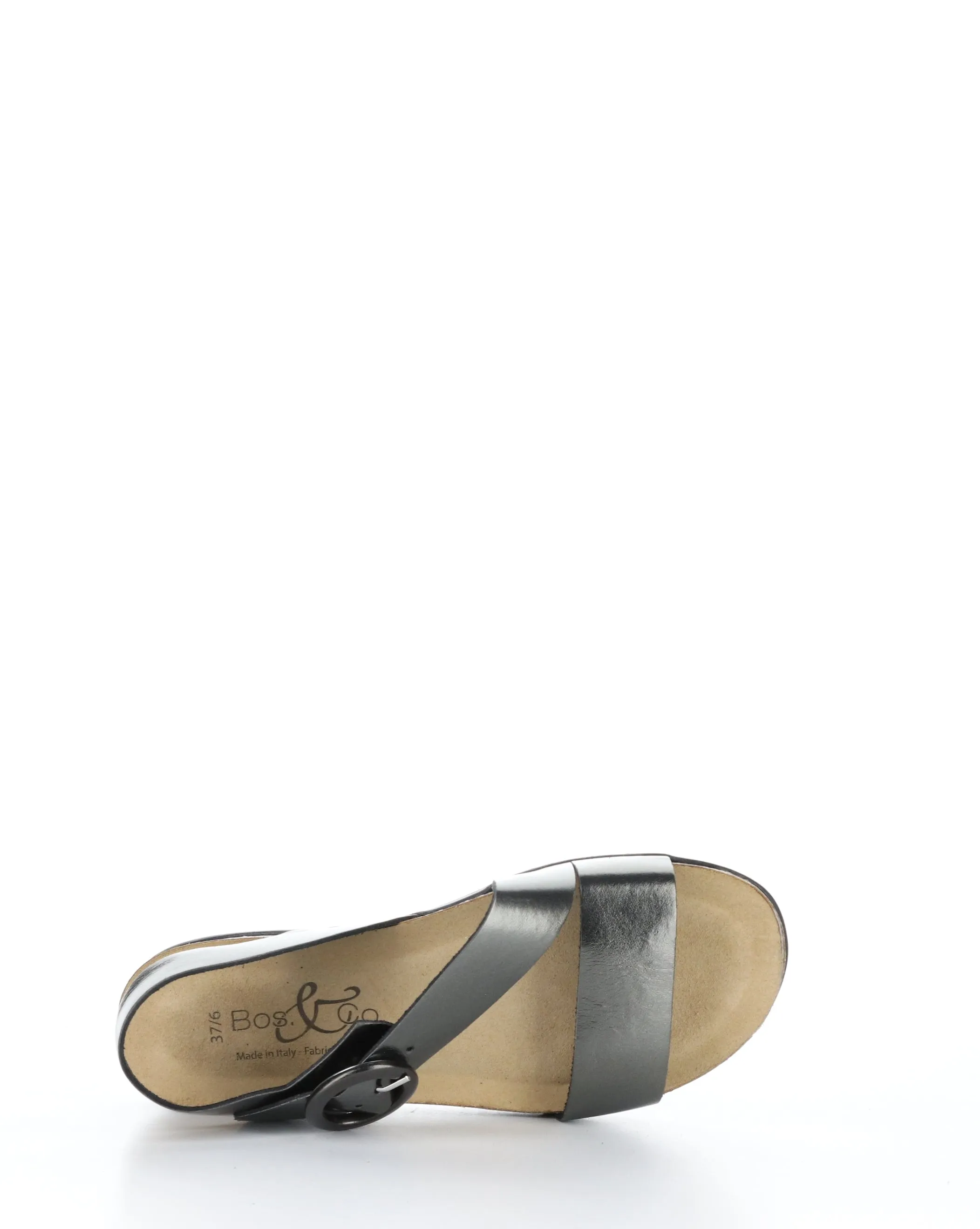 LAVIS PEWTER Sandals with Round Toe