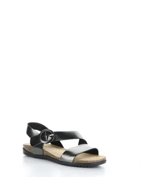 LAVIS PEWTER Sandals with Round Toe