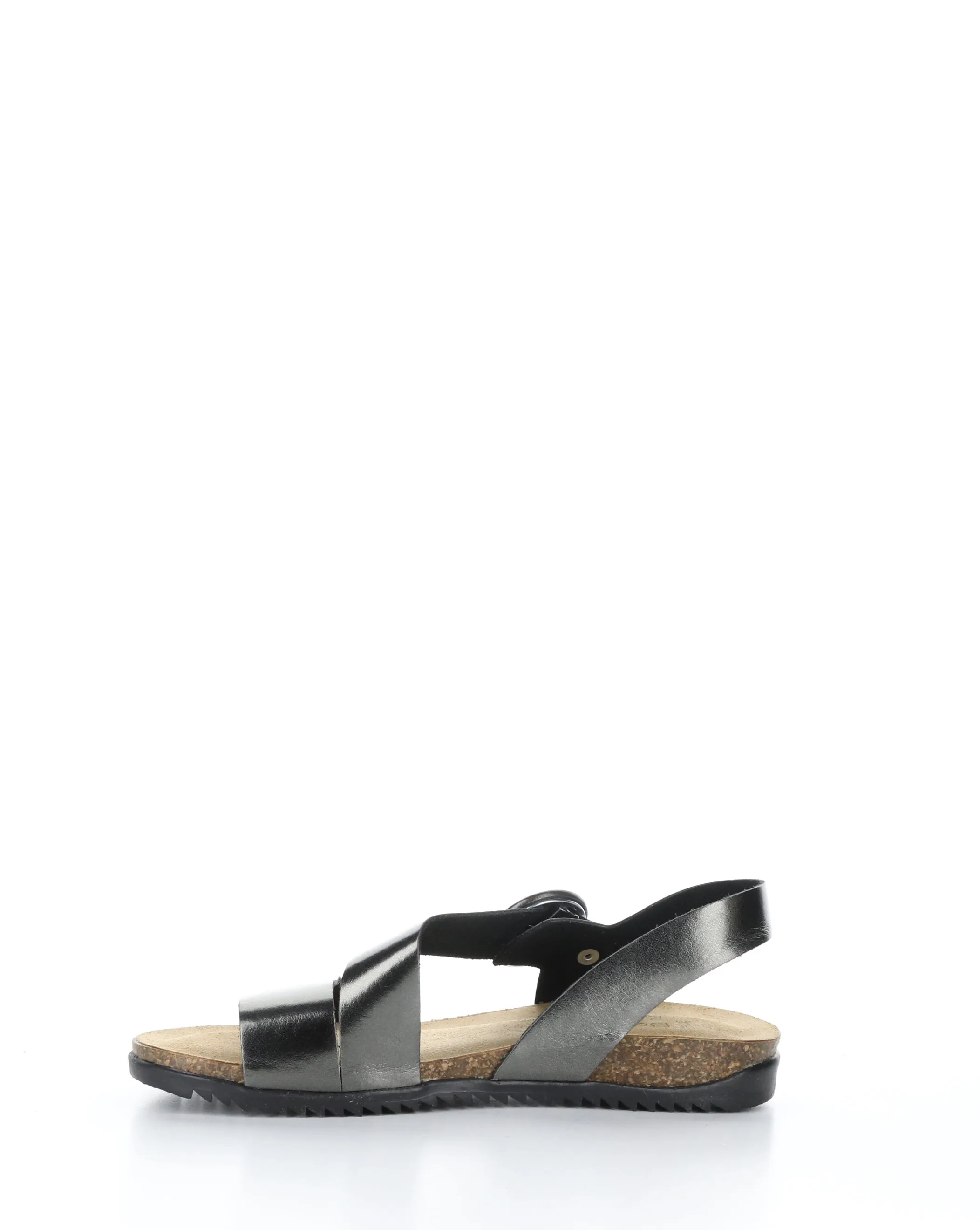 LAVIS PEWTER Sandals with Round Toe