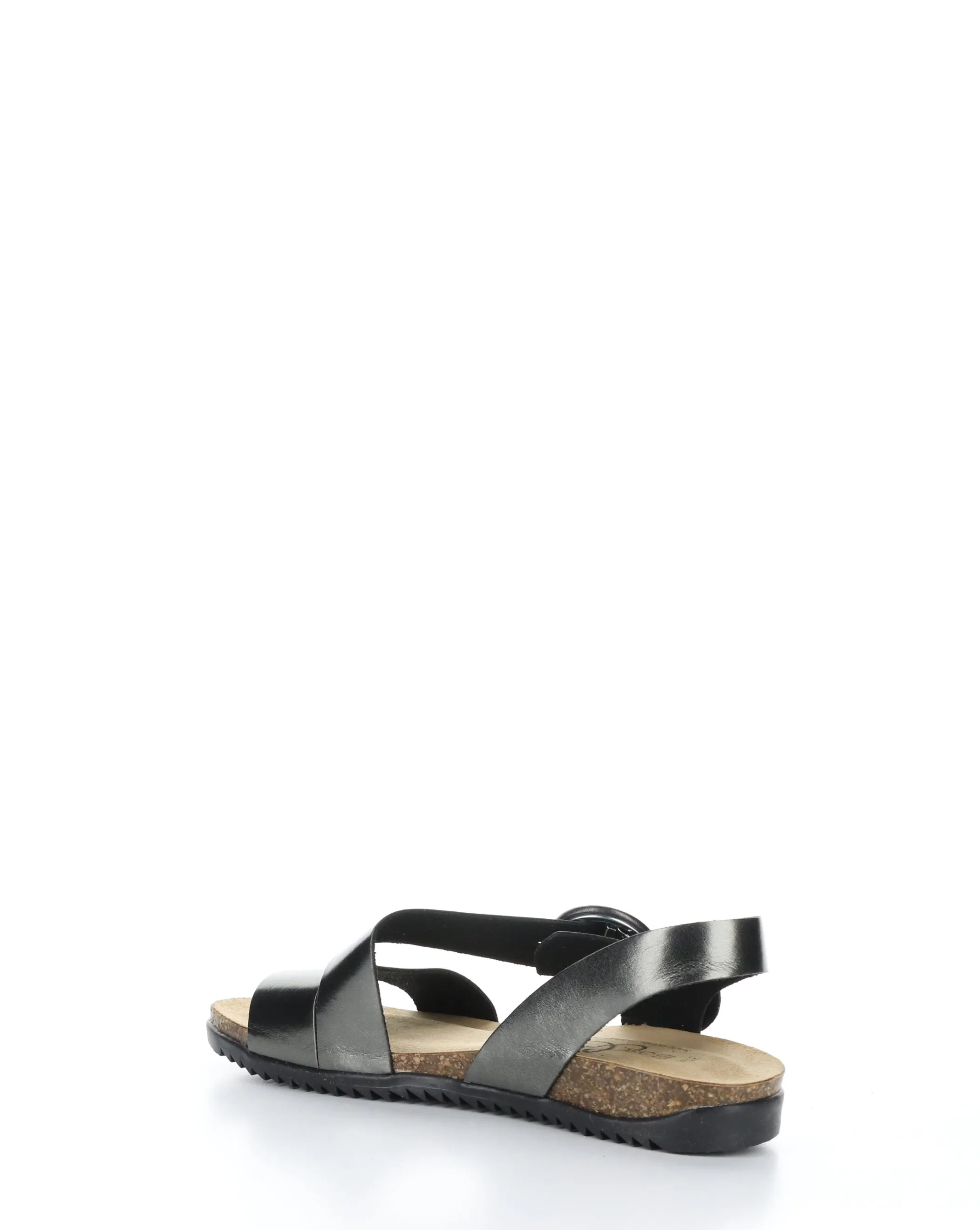 LAVIS PEWTER Sandals with Round Toe