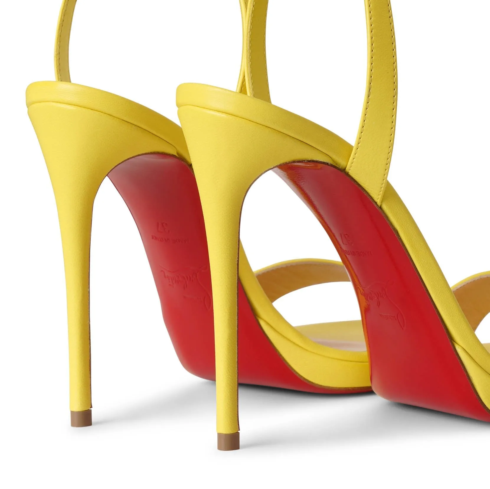 Leather Sandals by Christian Louboutin Loubi Queen 120