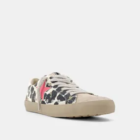 Leopard Distressed Paula Sneaker