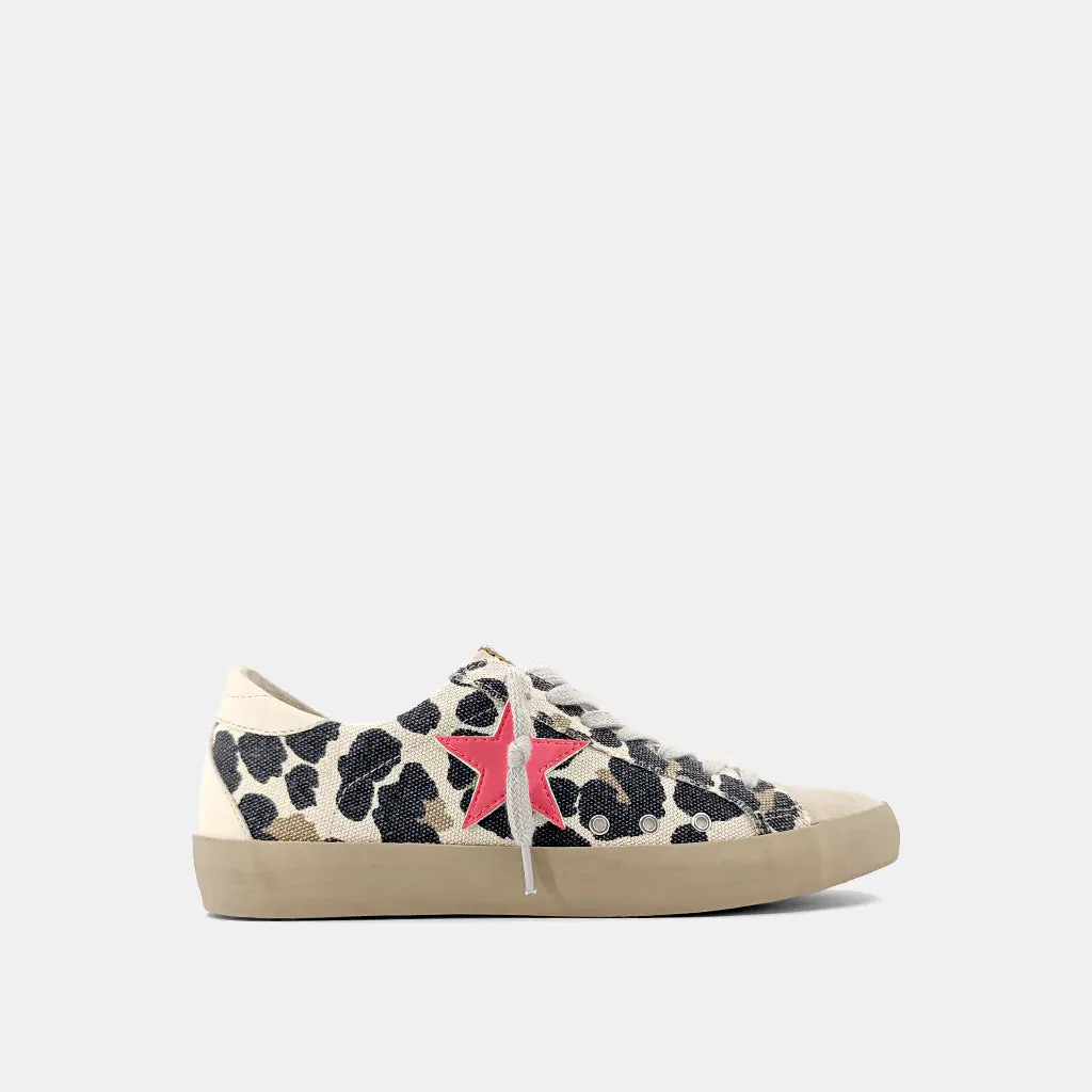 Leopard Distressed Paula Sneaker