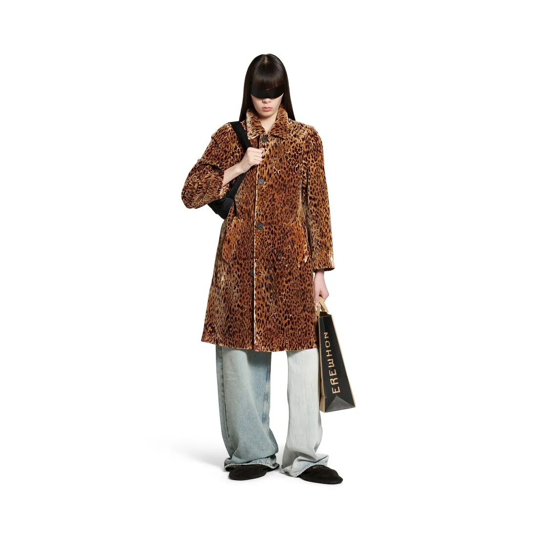 Brown Leopard Coat