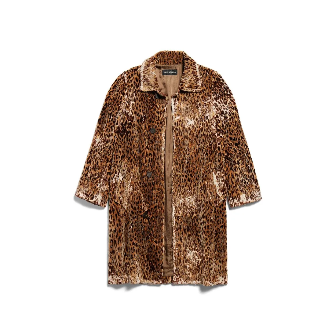 Brown Leopard Coat