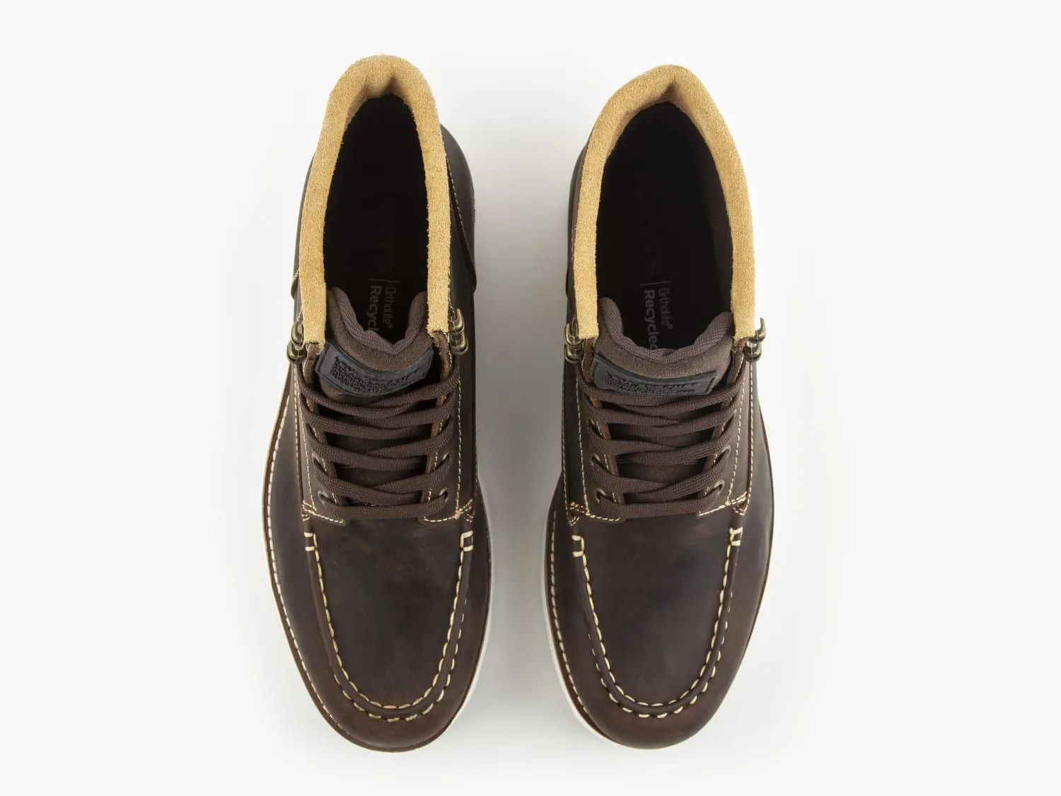 Levi's Darrow Dark Brown Lace Up Leather Boots