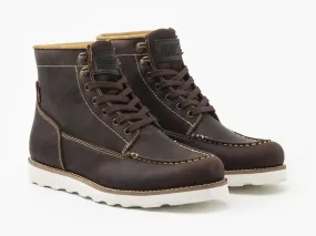 Levi's Darrow Dark Brown Lace Up Leather Boots