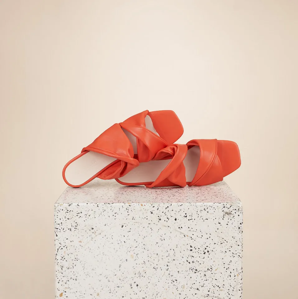 Lido - Sorbet Nappa Sandals at Sample Sale - Final Sale