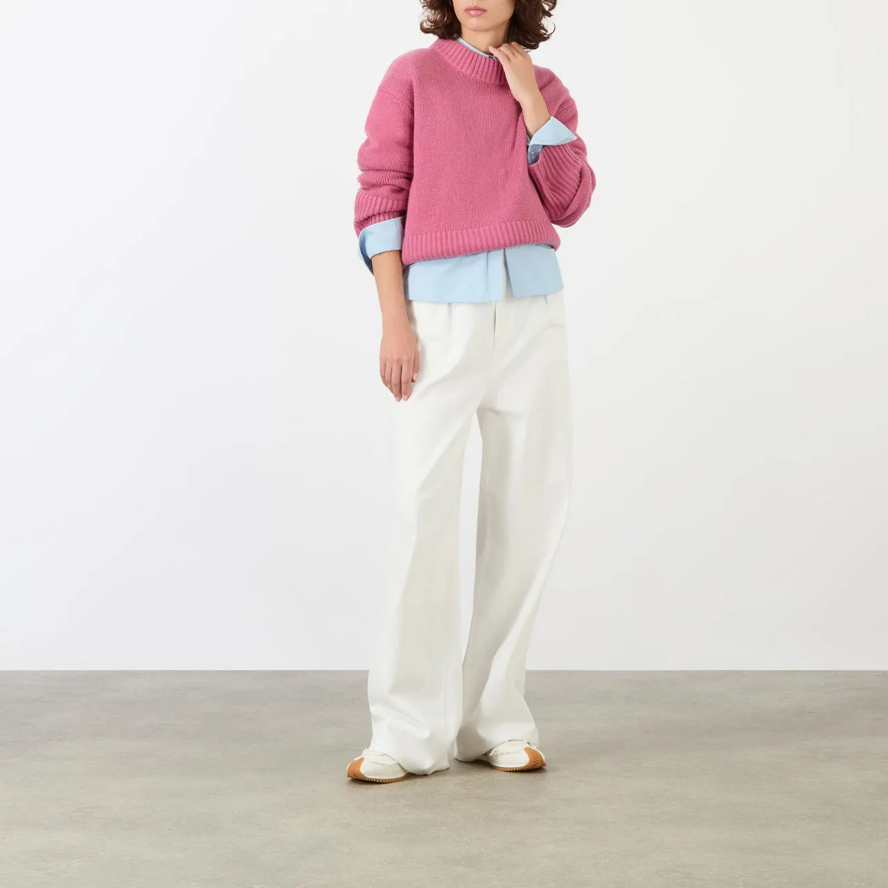 LISA YANG Pink Cashmere Sweater