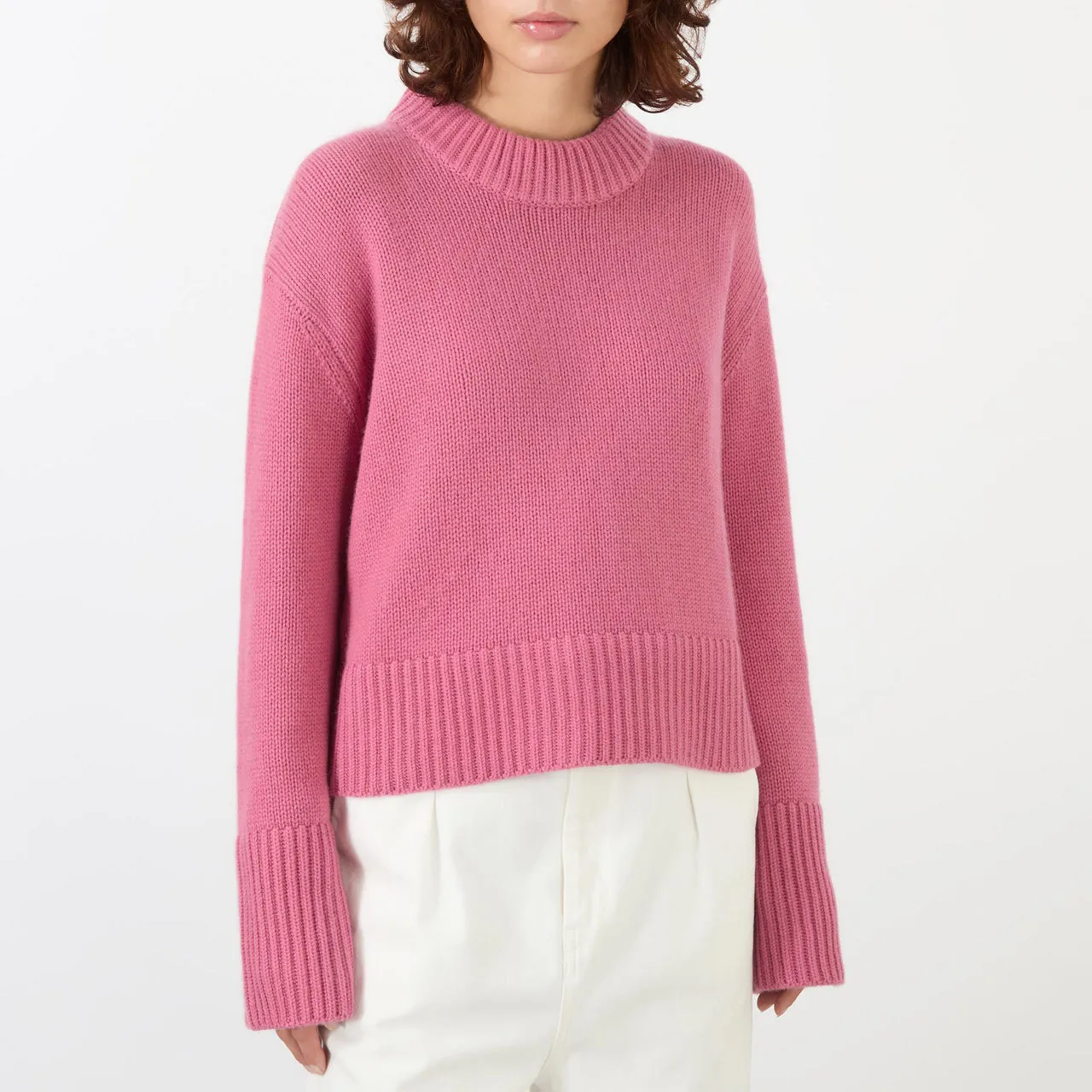 LISA YANG Pink Cashmere Sweater