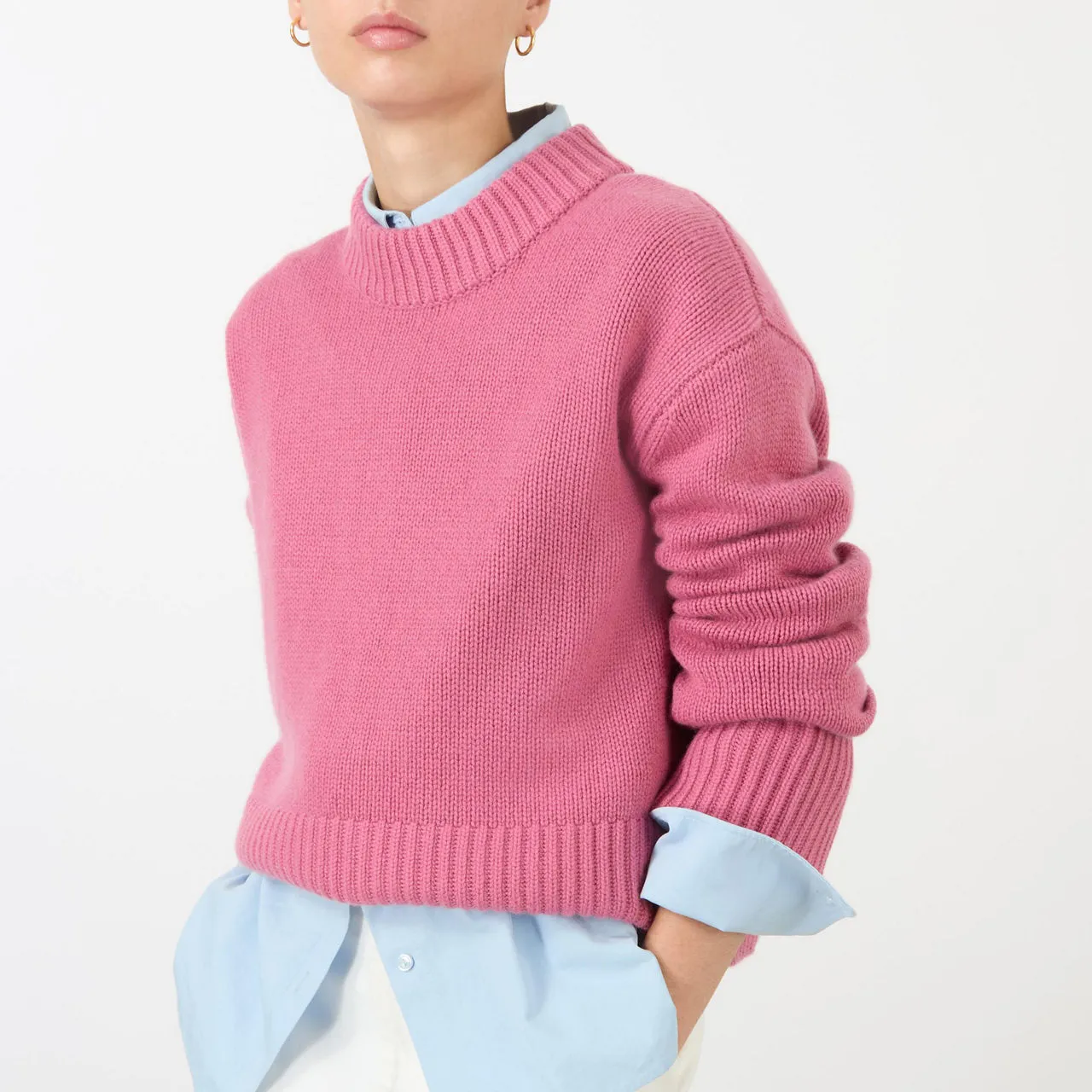 LISA YANG Pink Cashmere Sweater