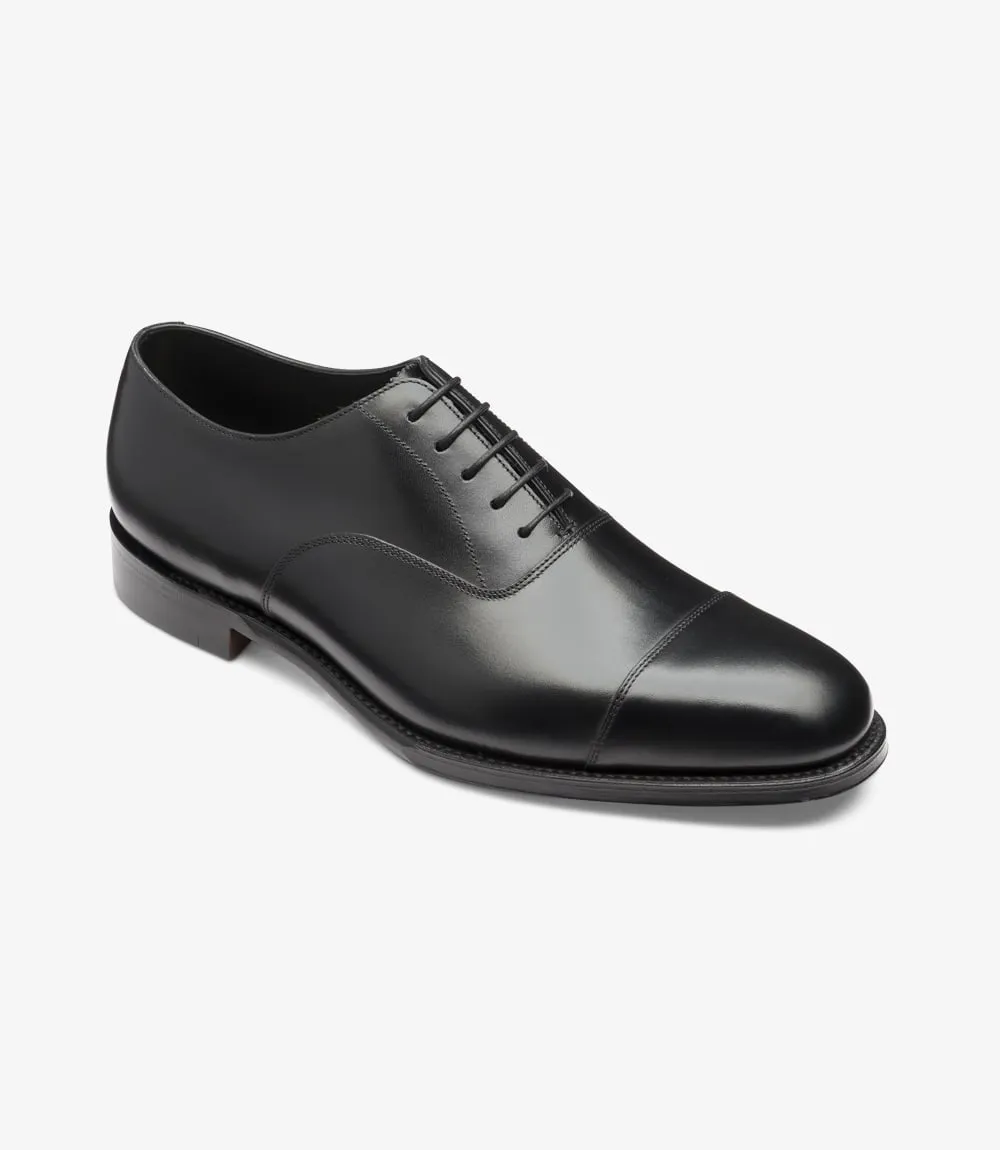 Loake Aldwych men's black calf leather oxford dress shoe