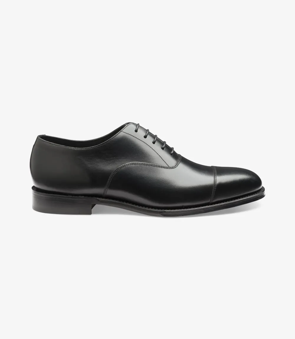 Loake Aldwych men's black calf leather oxford dress shoe