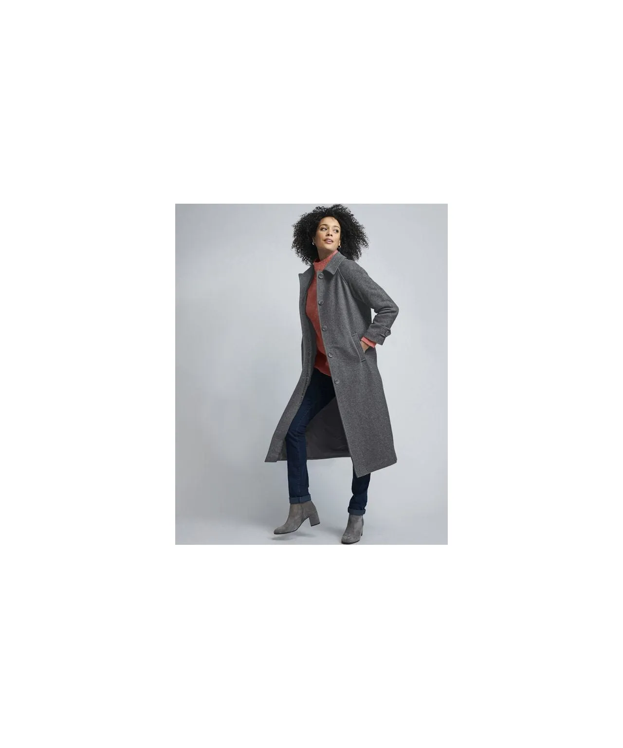 Wool Rich Long Coat