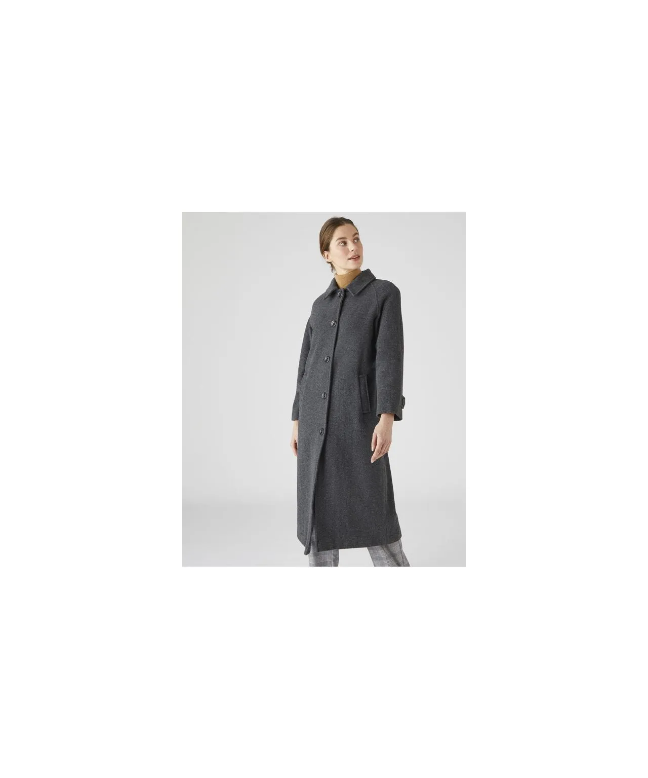 Wool Rich Long Coat