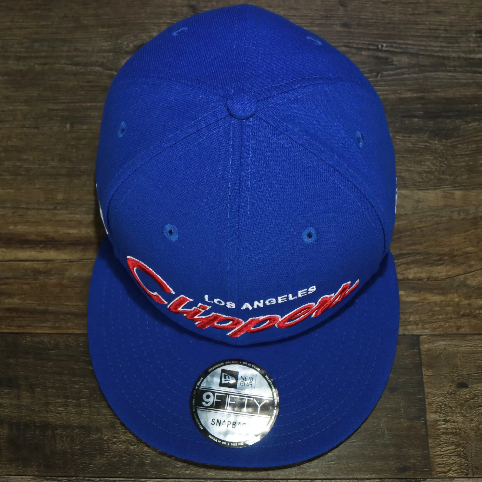 Los Angeles Clippers NBA Patch Snapback Gray Blue OSFM