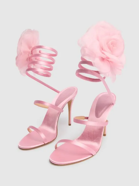 Magda Butrym 105mm Spiral Satin Sandals