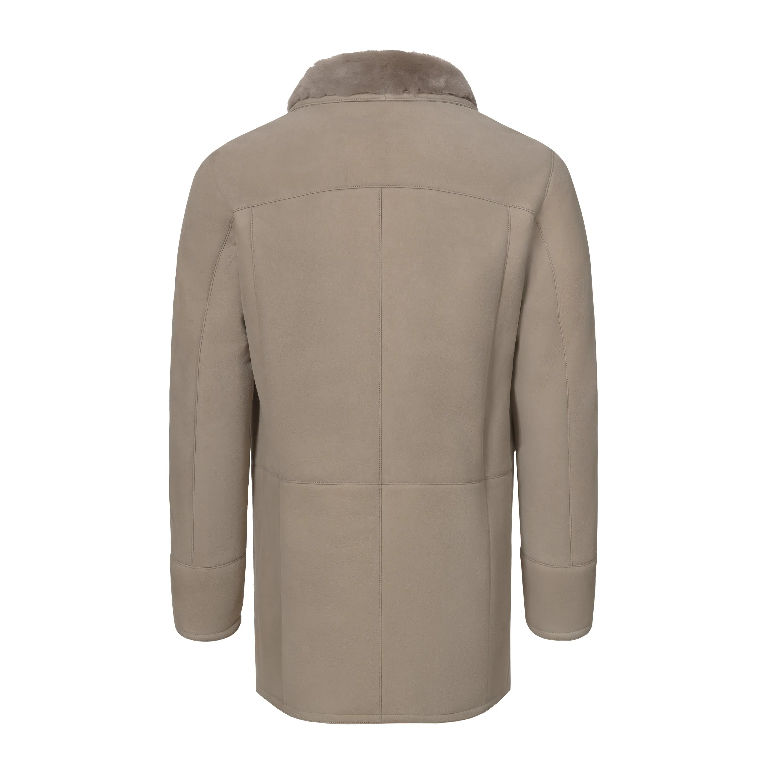 Malo Shearling Jacket Greige