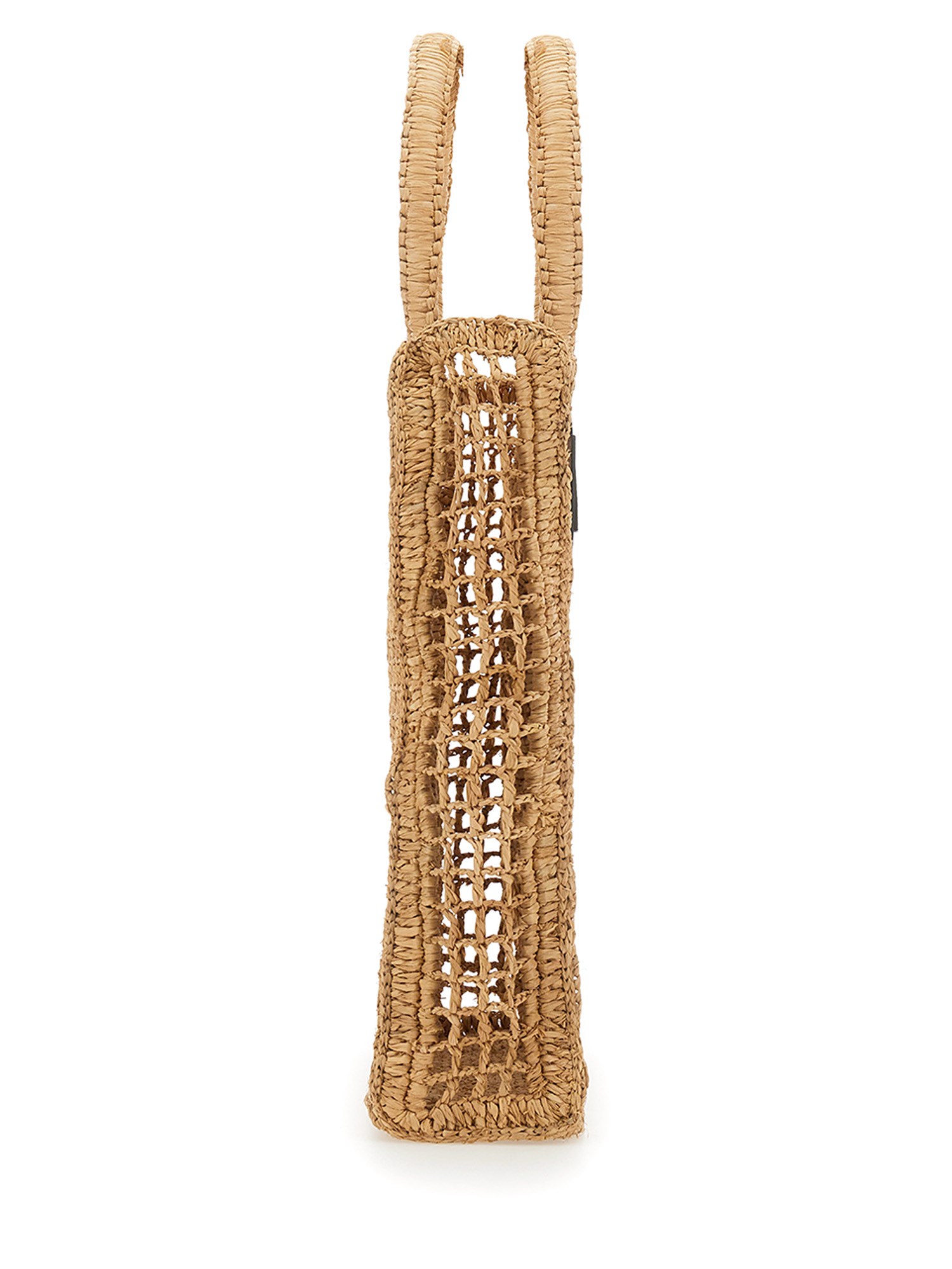 Manebi Raffia Mesh Tote Bag