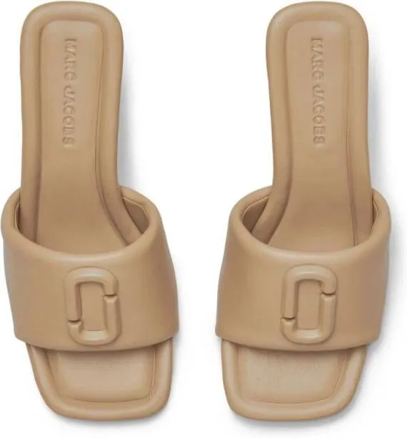 Marc Jacobs Leather J Marc 65mm Sandals Neutrals