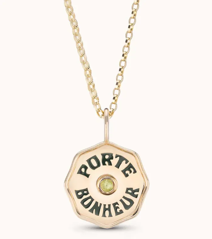     Marlo Laz     Mini Porte Bonheur Peridot