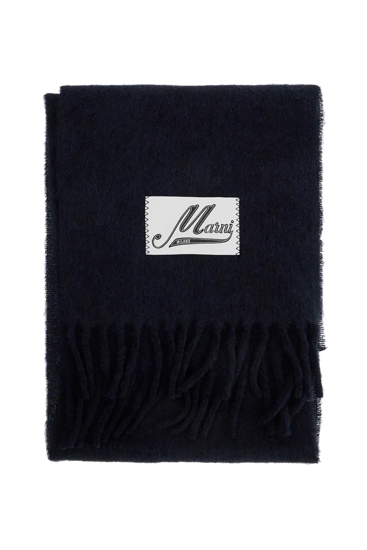 MARNI alpaca wool scarf - luxurious winter accessory.