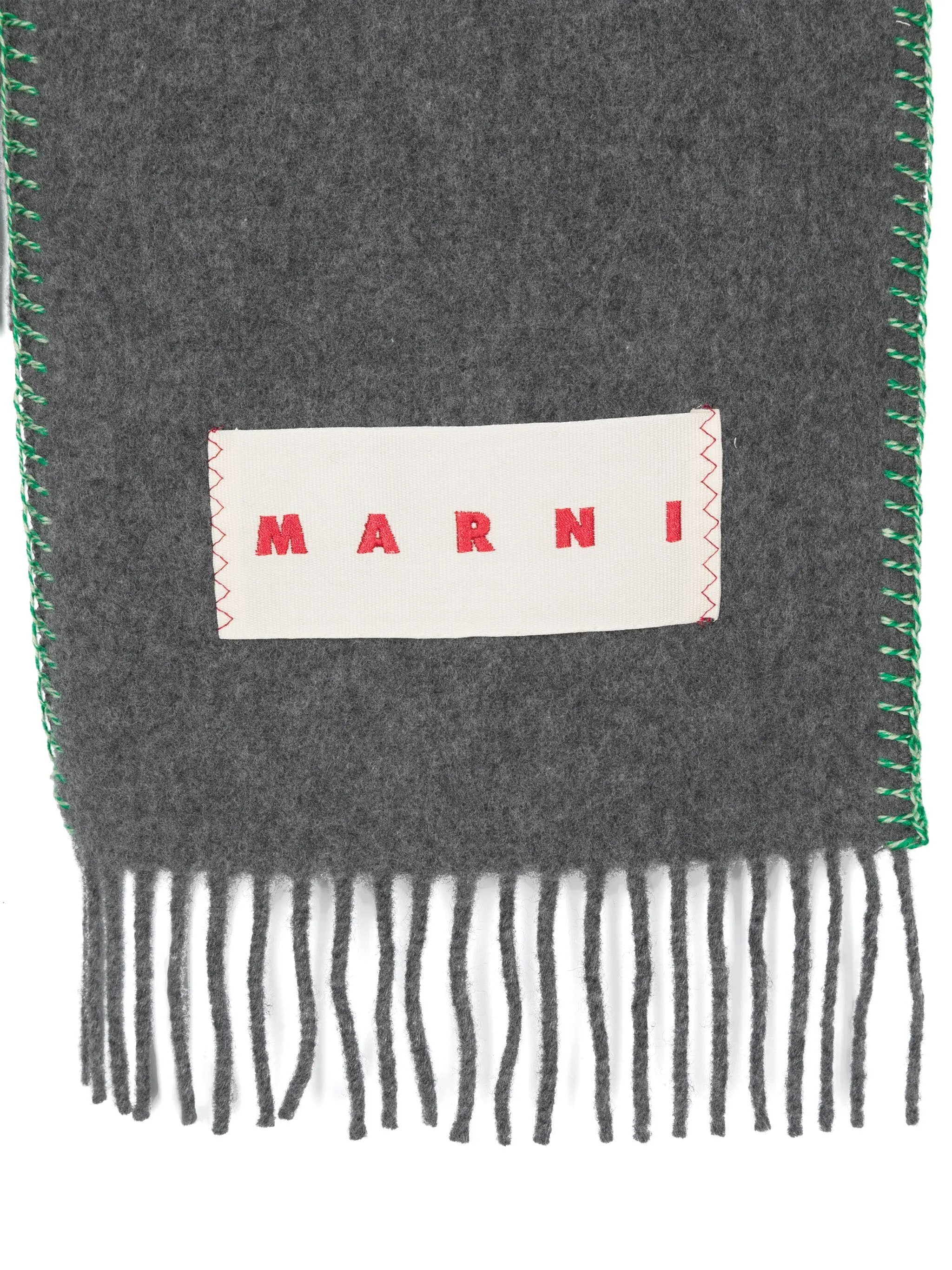 MARNI Men's Lobster Scarf Wool Blend