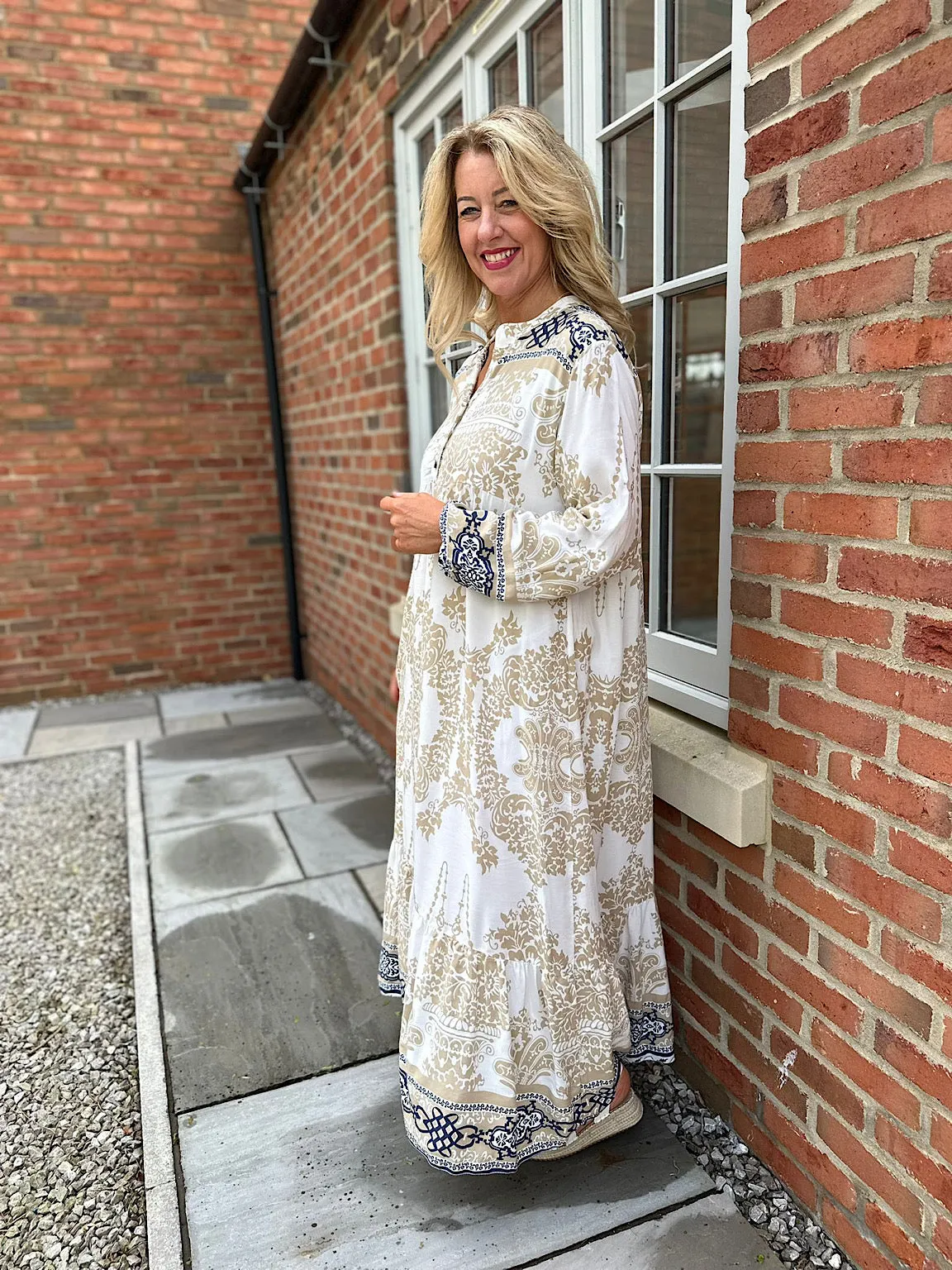 Maxi Stone Paisley Print Cecilia