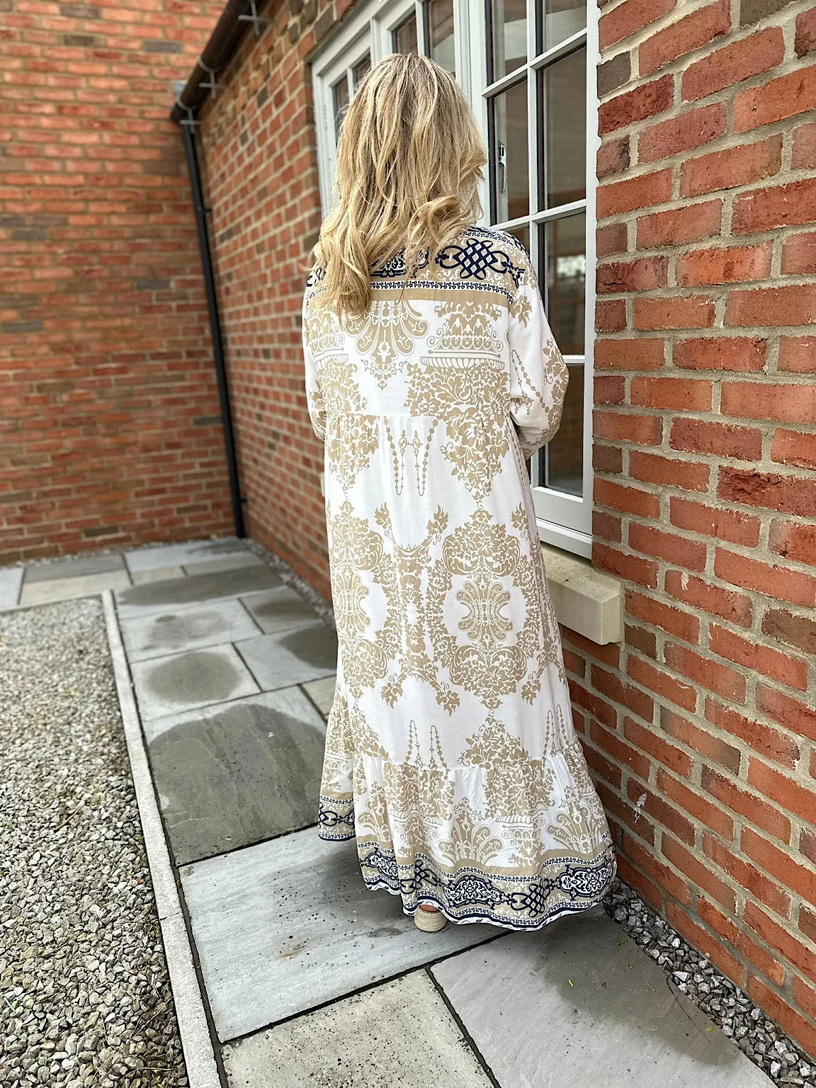 Maxi Stone Paisley Print Cecilia