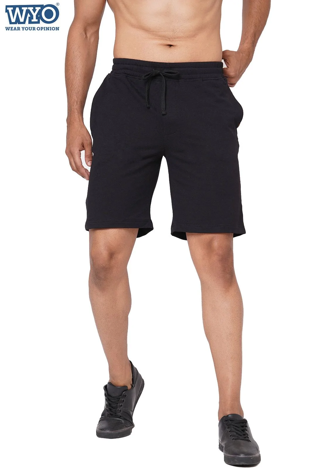 Men CB Shorts - Black White